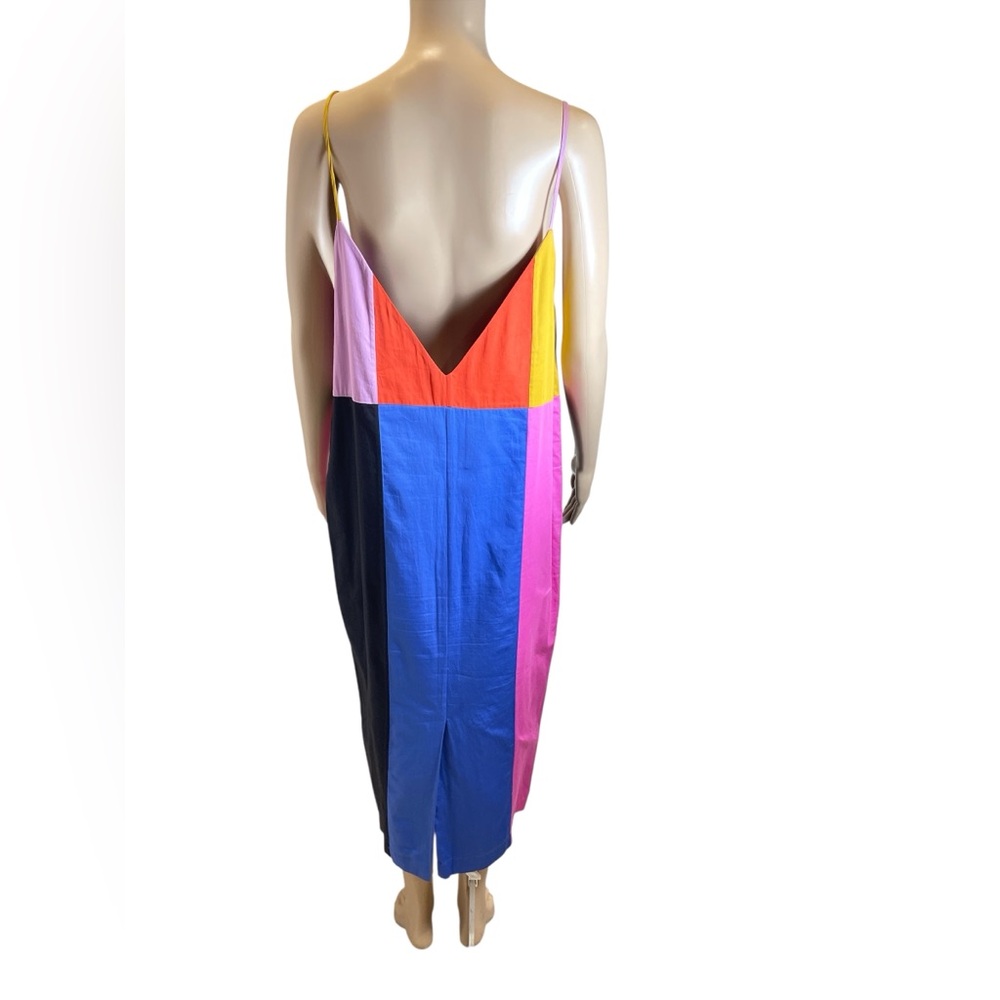 Mara Hoffman Georgia Colorful Patchwork Midi Dress size M - Picture 5 of 5